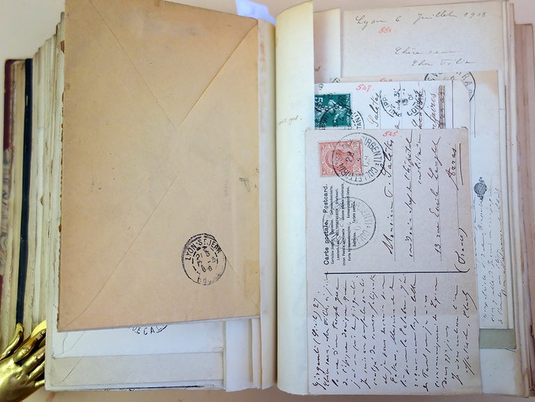 Book Id: 44437 Correspondence de l'oncle Charles. Bound collection of letters. Charles Deperet.