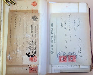 Correspondence de l'oncle Charles. Bound collection of letters.