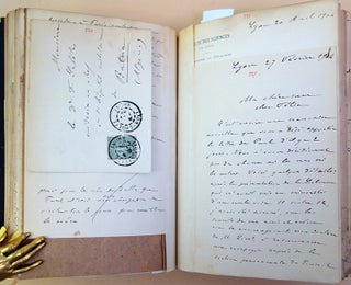 Correspondence de l'oncle Charles. Bound collection of letters.