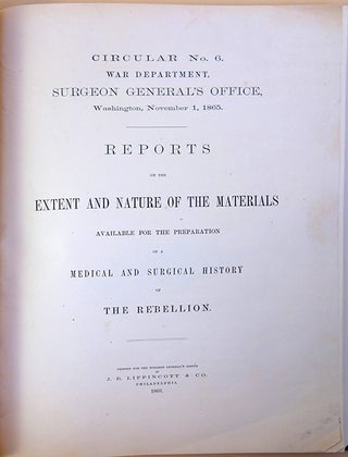Book Id: 44481 Circular no. 6 ... Reports on the extent and nature of the...