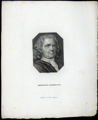 Book Id: 44615 Hermann Boerhaave. Engraved portrait by I. Staub. Herman Boerhaave