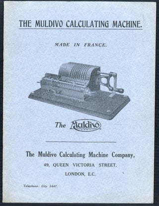 Book Id: 44664 The Muldivo calculating machine. Made in France. Muldivo...