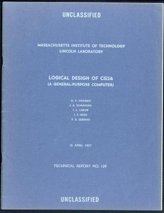 Book Id: 44673 Logical design of CG24 (a general-purpose computer). G. P. Dinneen