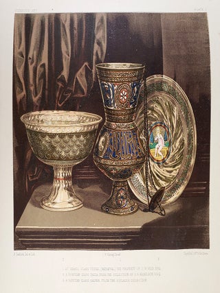 ART TREASURES OF THE UNITED KINGDOM from the Art Treasures Exhibition, Manchester [1857]. Fine chromolithographs by Day & Son. Elaborate stapwork binding by Leighton Son & Hodge.
