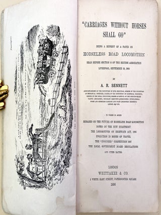 Carriages without horses shall go. Sennett.