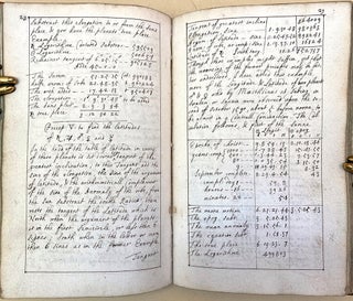 Tabulae Britannicae, the British tables. Manuscript copy in an unidentified hand