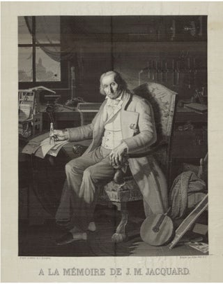 Portrait manufactured by Didier, Petit et Cie, woven in silk.