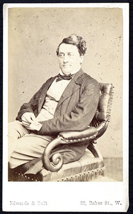 Book Id: 46204 Carte-de-visite photograph portrait ca. 1860 by Edwards & Bult. Alfred Swaine Taylor.