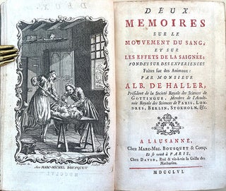 Book Id: 46284 Deux mémoires sur le mouvement du sang et sur les effets de la...