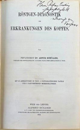 Book Id: 48396 Röntgen-Diagnostik der Erkrankungen des Kopfes. Presentation...