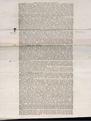 Correspondence and galley proof relating to the Balham poisoning case