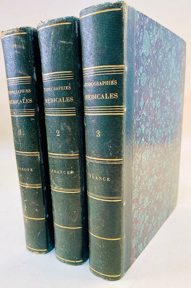 Book Id: 48914 Topographies médicales. 3 vols. containing 45 theses