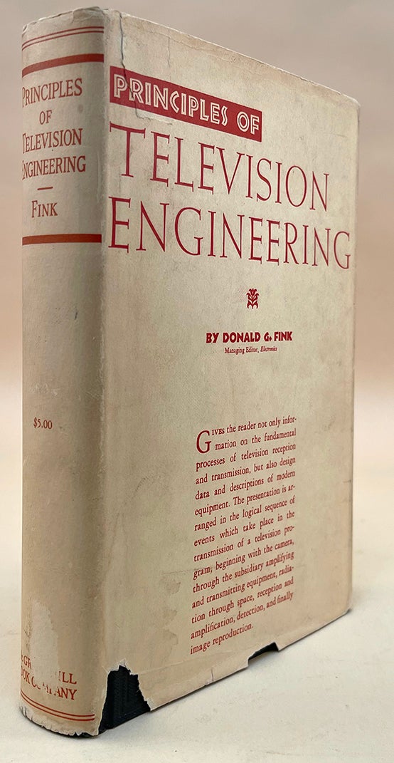 Principles Of Television Engineering | Donald Glen Fink | First Edition