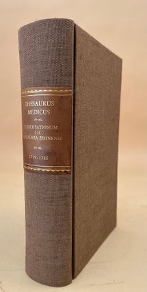 Dissertatio physiologica inauguralis, de alimentorum concoctione. In: Thesaurus medicus edinburgensis novus. With: Edward Stevens Gastric physiologist... by Stacey B. Day (1969). Pres. copy.