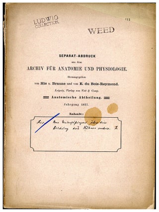 Book Id: 51887 Neue Untersuchungen über die Bildung des Hühnerembryo. I....