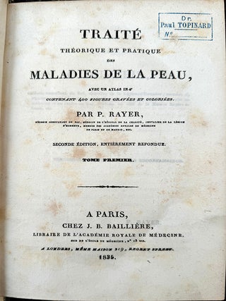 Book Id: 51943 Traité théorique et pratique des maladies de la peau. 2nd ed.,...